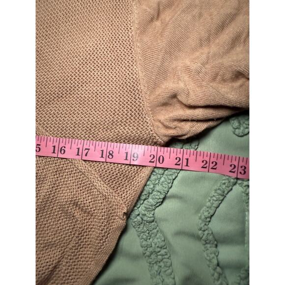 Magaschoni tan drape open front cardigan lagenlook minimalist contemporary - Picture 5 of 7